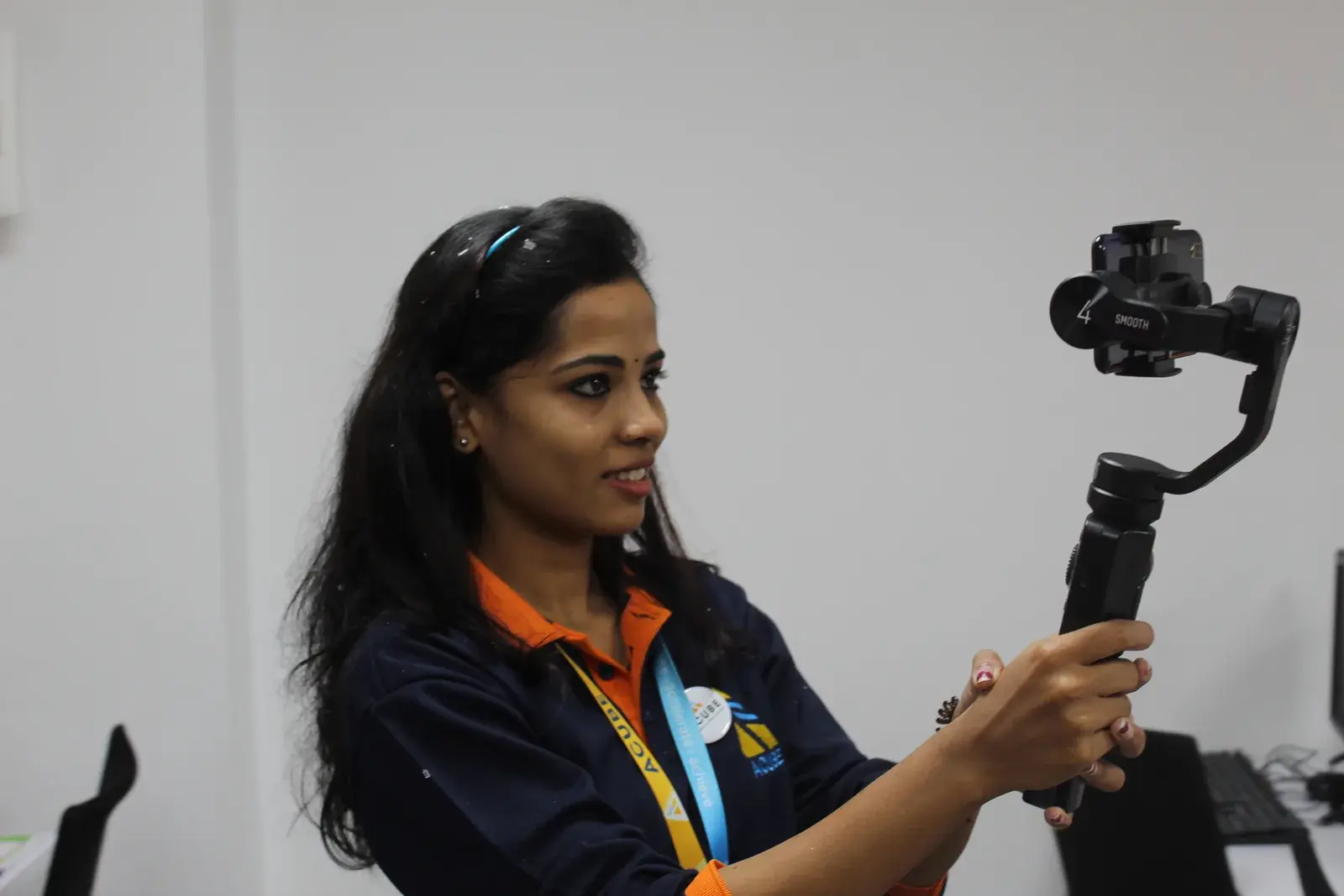 Acube producing video content for a digital marketing campaign