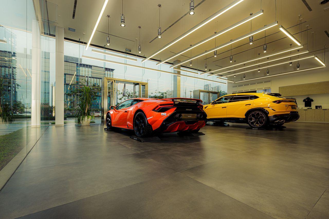 automotive car dealership showroom — ERPNext for Automotive — Dealerships, Parts & Service on One System delivered by Acube Innovations (ERPNext, AI & software, India)