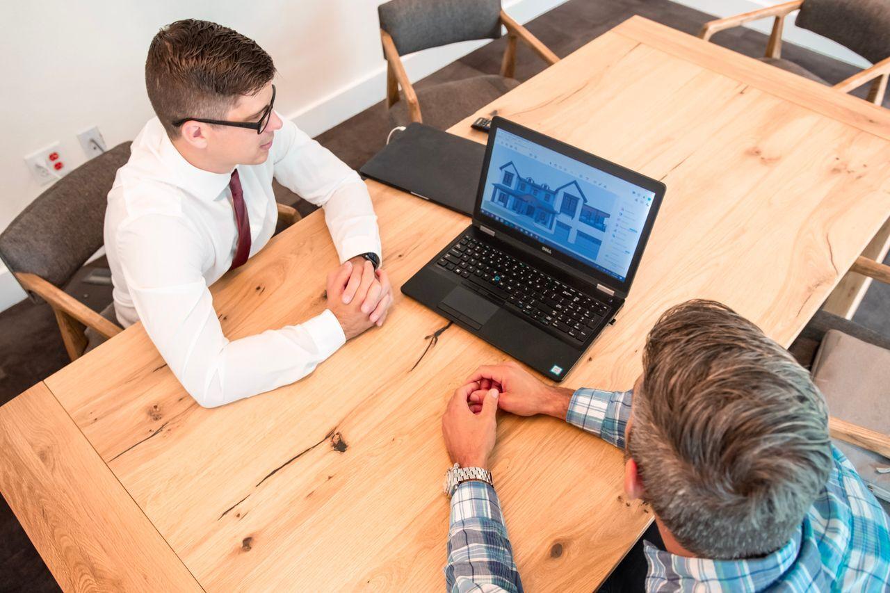 software demo laptop presentation business meeting — See it running on a chain like yours delivered by Acube Innovations (ERPNext, AI & software, India)