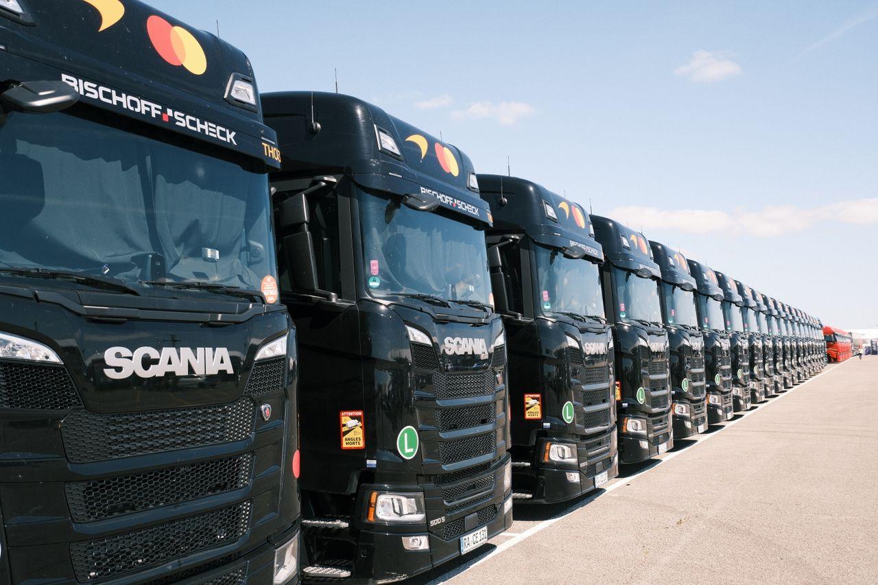 Red Lines International — ERPNext Cut Empty Running 80% Across a GCC Fleet — truck logistics fleet highway transport, by Acube Innovations, an ERPNext & software development company in India
