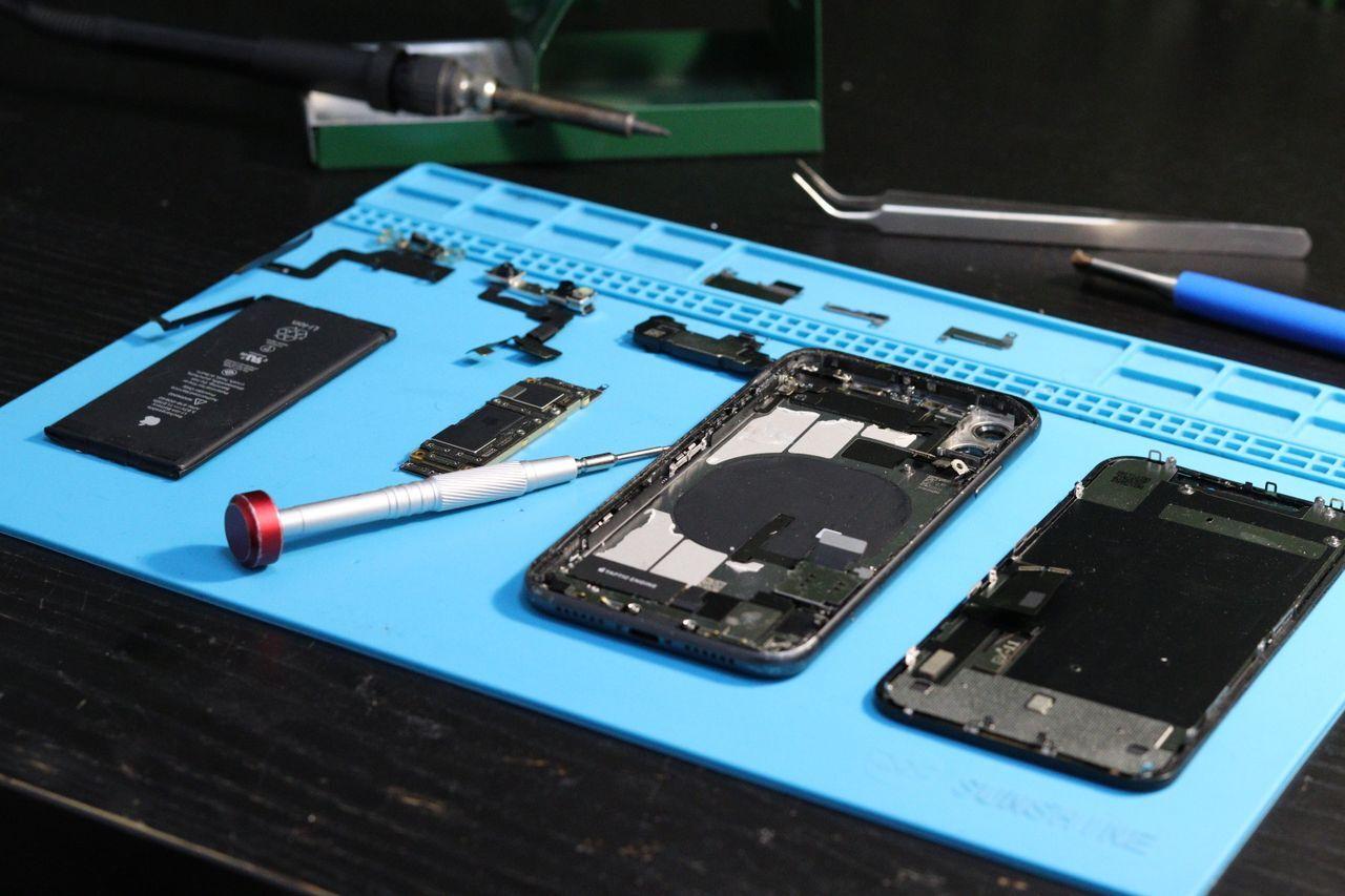 Mobile service centre software — every repair tracked, every promise kept — mobile phone repair technician workbench tools, by Acube Innovations, an ERPNext & software development company in India