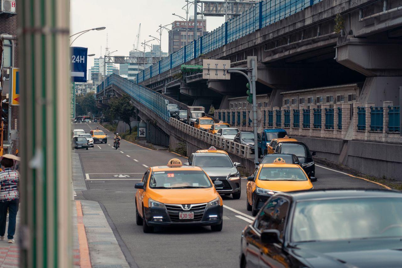 taxi cab fleet city street — Taxi & Cab Company Management ERP Software delivered by Acube Innovations (ERPNext, AI & software, India)