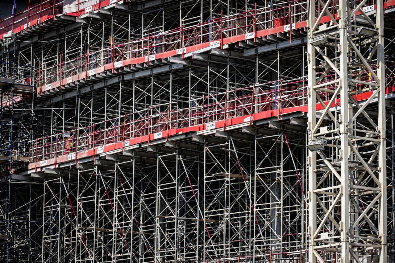 VMG — ERPNext Cut Material Loss 43% Across Scaffolding, MEP and HVAC — scaffolding industrial hvac equipment site, by Acube Innovations, an ERPNext & software development company in India