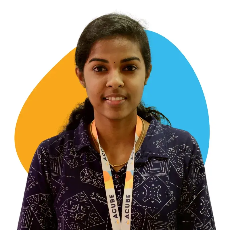 A member of the Acube Innovations team