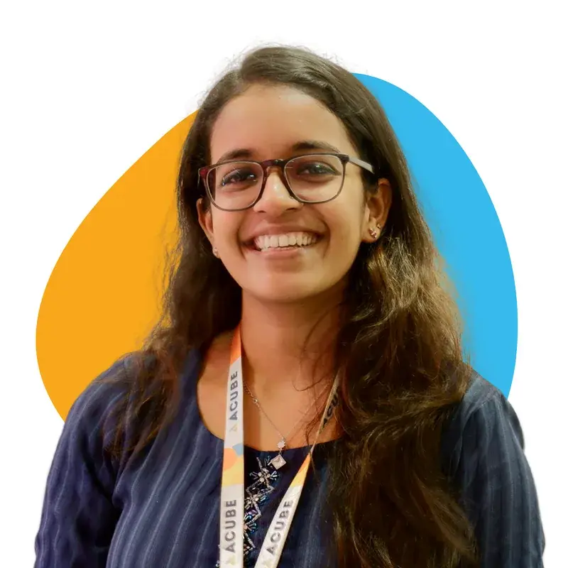 A member of the Acube Innovations team