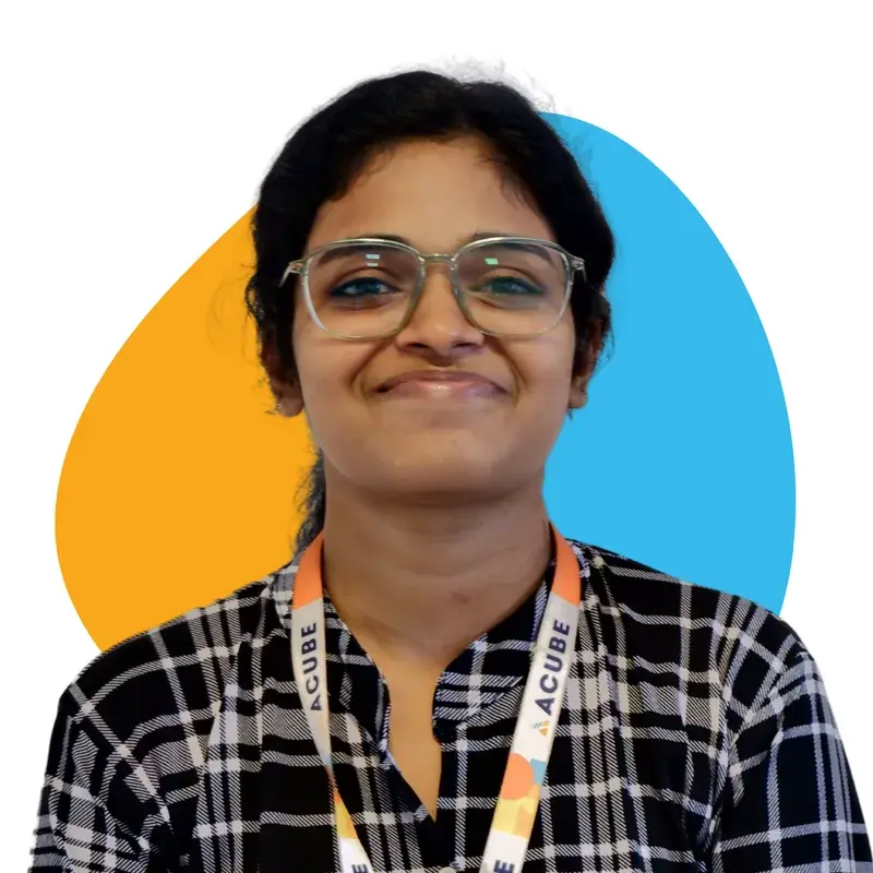 A member of the Acube Innovations team