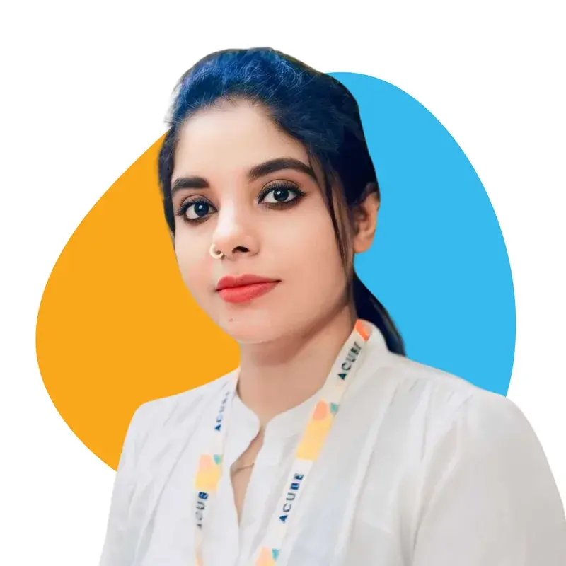 A member of the Acube Innovations team