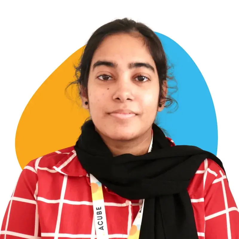 A member of the Acube Innovations team