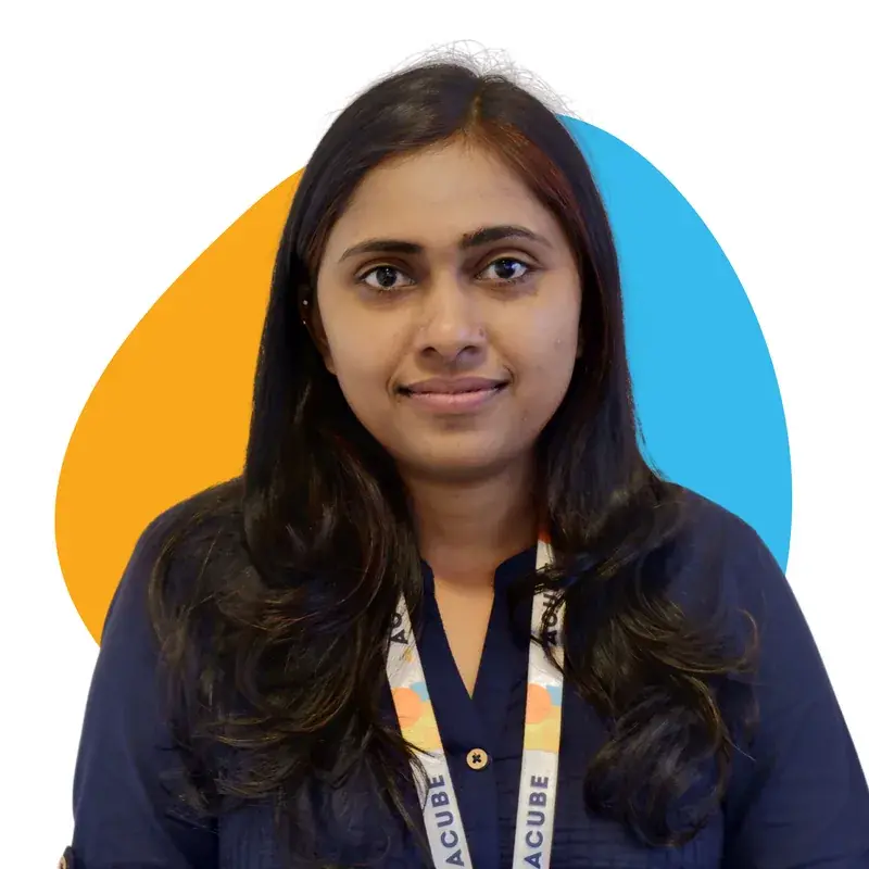 A member of the Acube Innovations team