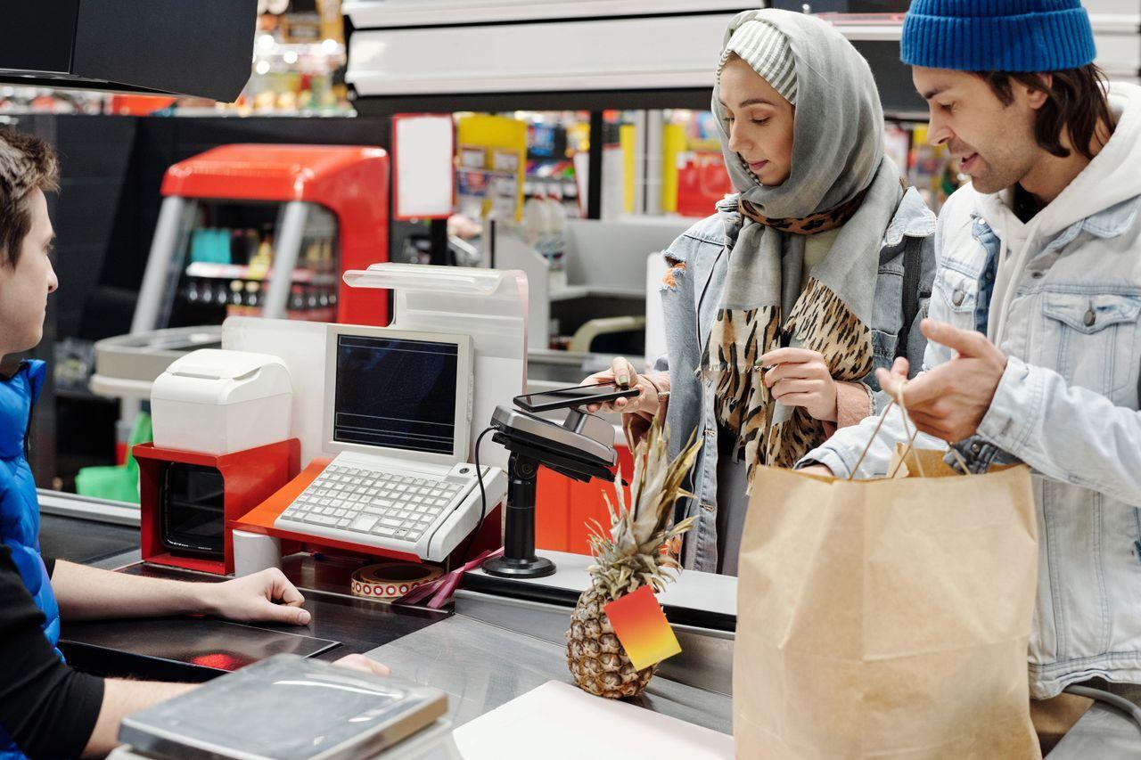 mobile phone shop billing counter barcode scanner — Mobile shop billing and POS — with the IMEI captured every time delivered by Acube Innovations (ERPNext, AI & software, India)