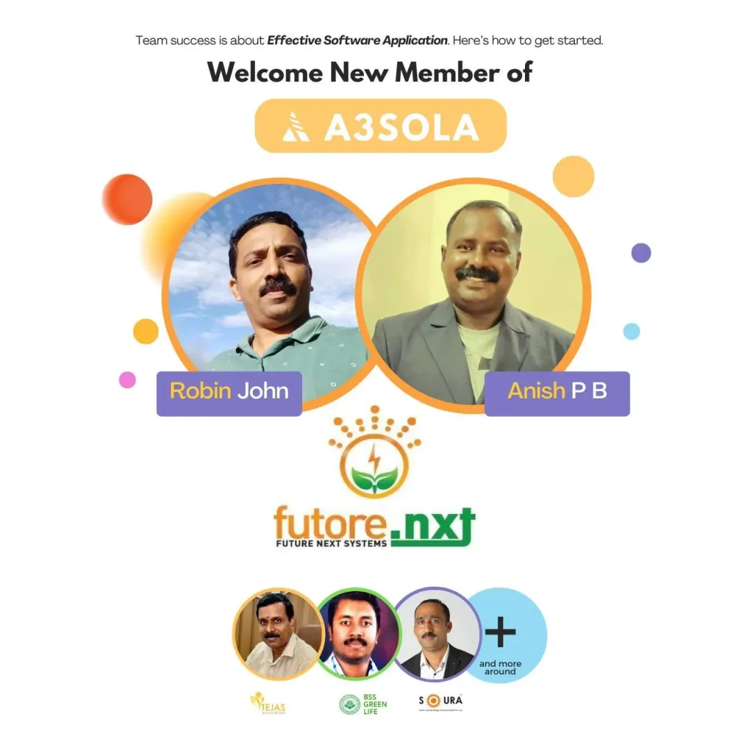 An announcement welcoming Future Next Solutions to a3sola