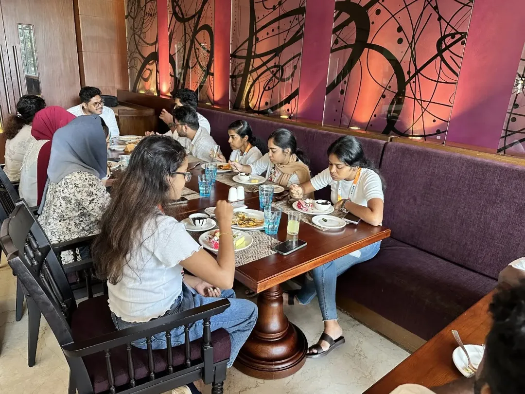 The team at the anniversary lunch