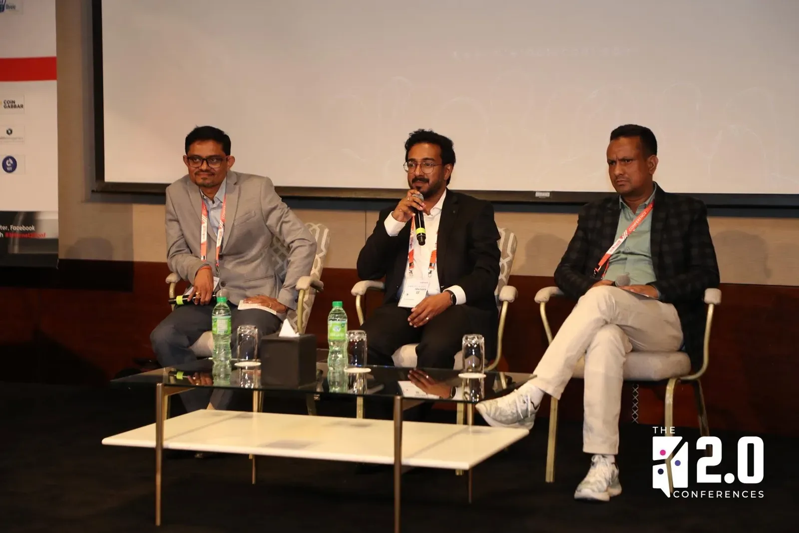 A panel discussion at the conference