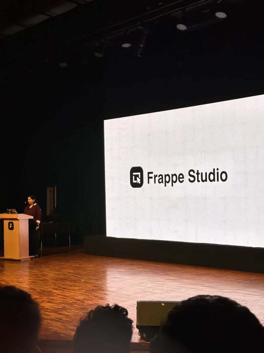 Frappe Studio unveiled on stage
