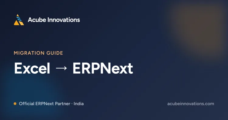 Excel to ERPNext migration